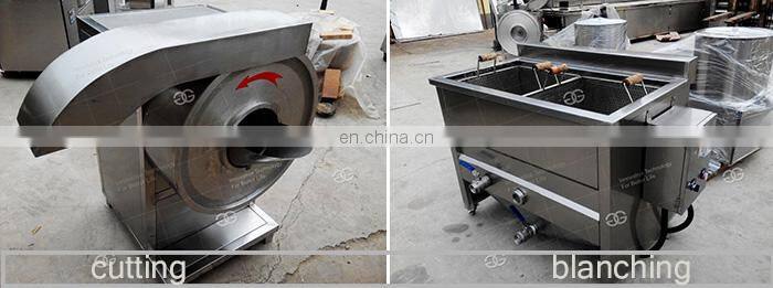 Small Scale French Fries Making Machine Potato Chips Processing Plant