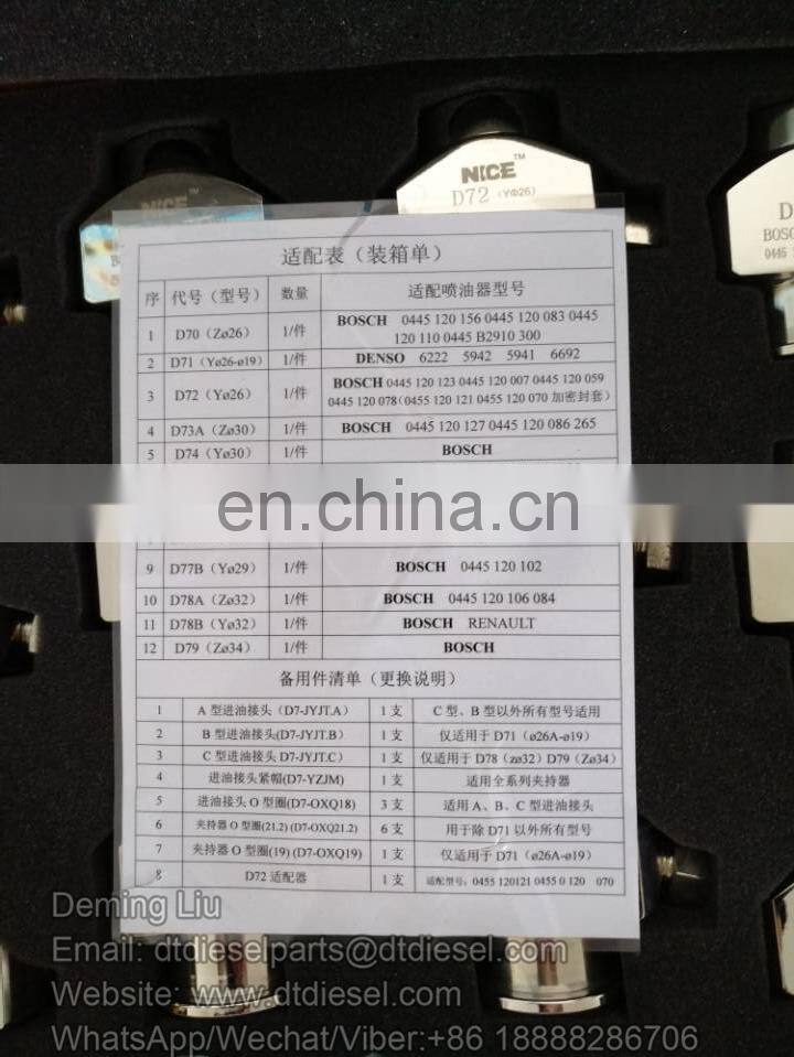 No,005 Common rail injector adaptor