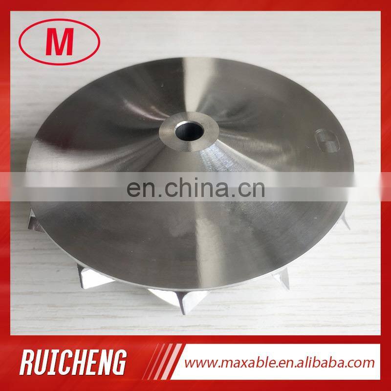 T04E 6+6 blades 53.87/76.07mm 448048-0004 turbocharger billet/milling/aluminum 2618 compressor wheel for 451567-0001/452240-000