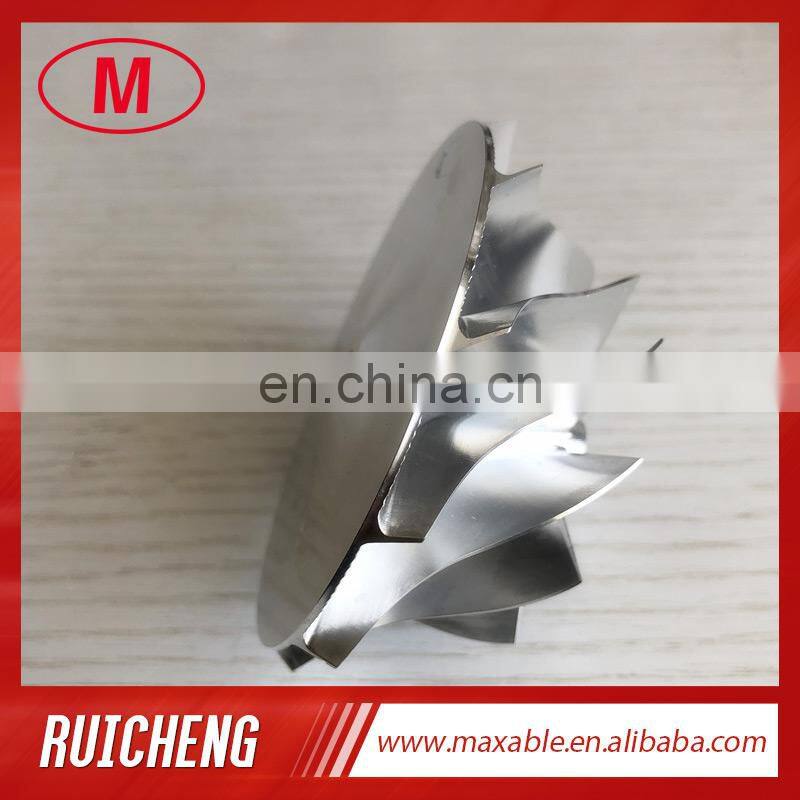 GTX3076 11+0 blades 58.00/76.13mm bore 5.99 performance turbo billet/milling/aluminum 2618 compressor wheel