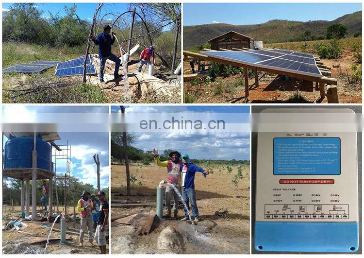 High quality DC solar pump 3kw and MPPT controller solar water pump system for farm EMP548