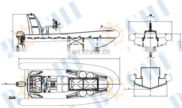 CCS&SOLAS Safety Inflatable Rescue Boat for Sale