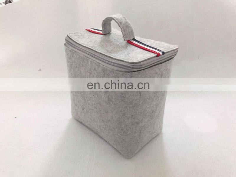 High Quality Felt Material Outdoor Picnic Lunch Bag