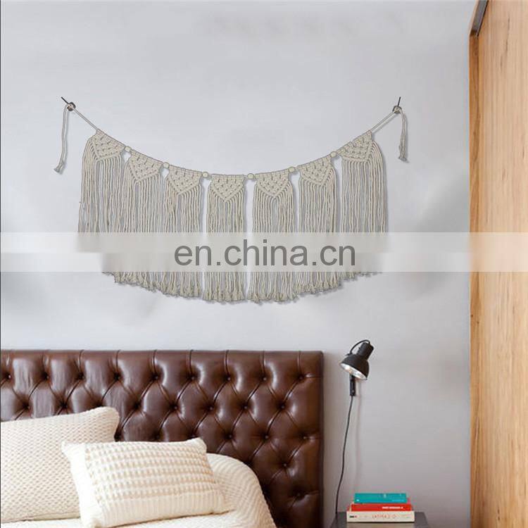 Modern Tribal Ethnic Embroidered Handmade Cotton Wall Decor Tapestry