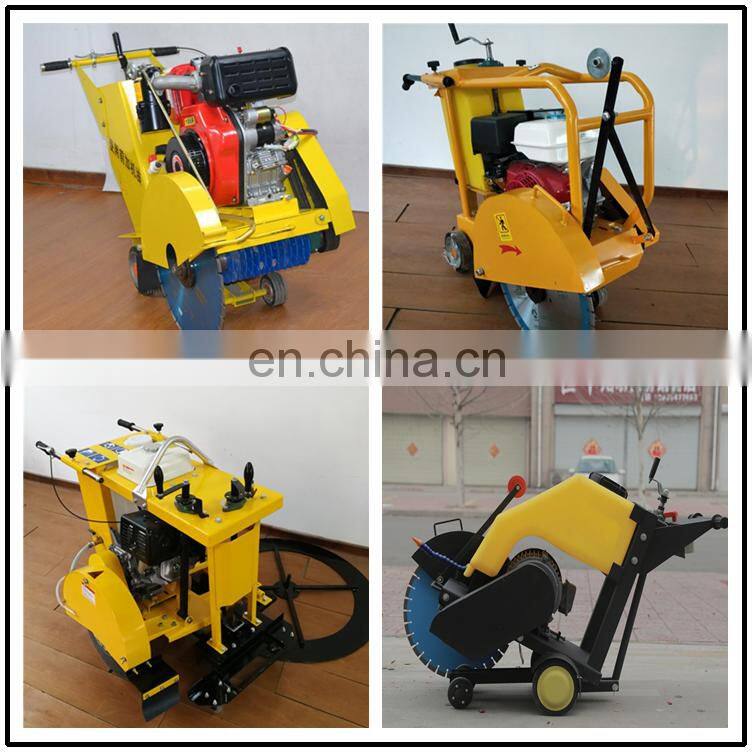 Gasoline/diesel asphalt concrete road cutting machine for sale