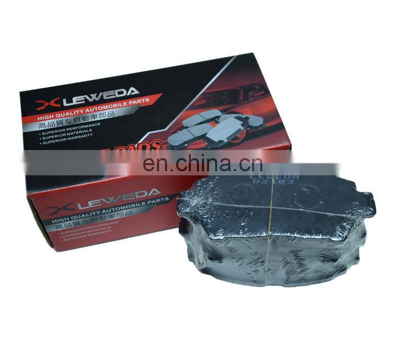 Motor front brake pad 04465-25040 d2104 for HIACE II Box 1983-1989