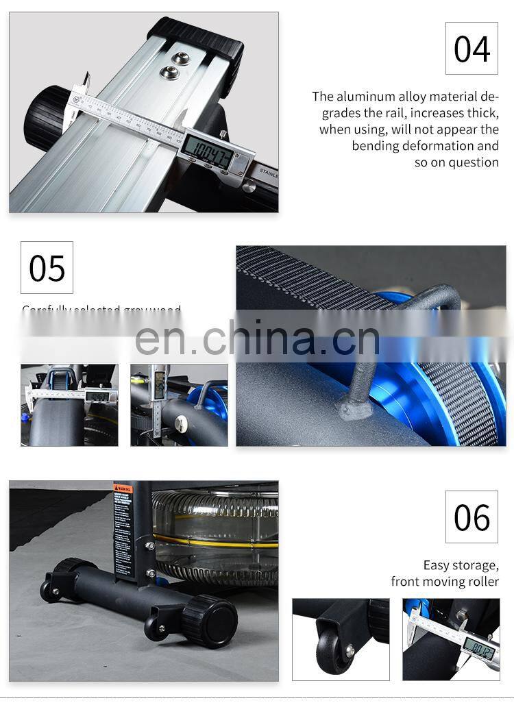 Yongwang high quality gym fitness water rowing machine/water rower for sale