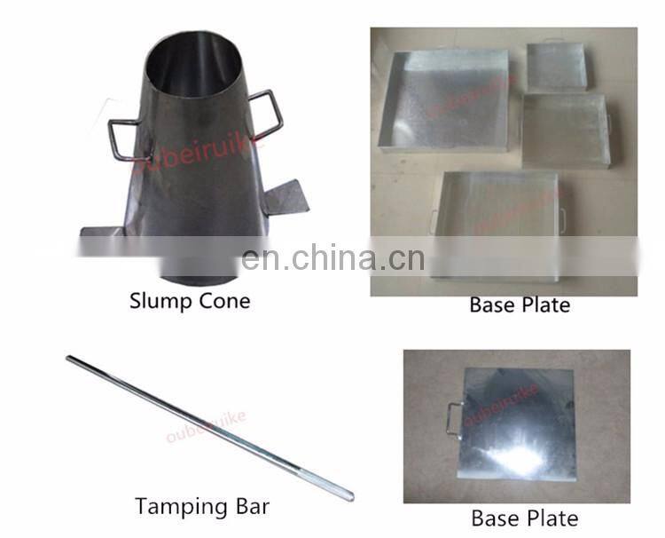 6" Scale Concrete Slump Cone Tamping Bar With Rubber Handle