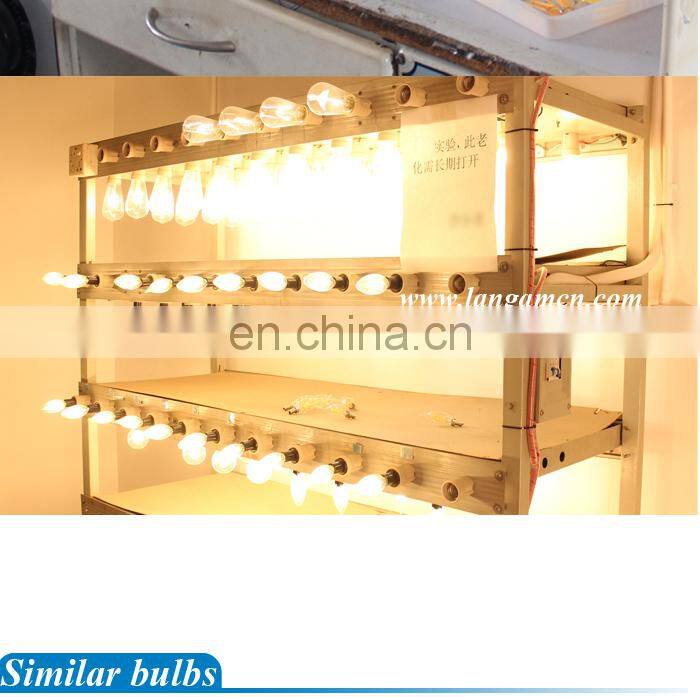 E12/E14 AC 110V 120V 60Hz Dimmable LED Edison Filament Candle Light Bulb 2W 4W 6W Replace 20w 40w 60W Incandescent Lamp Lighting