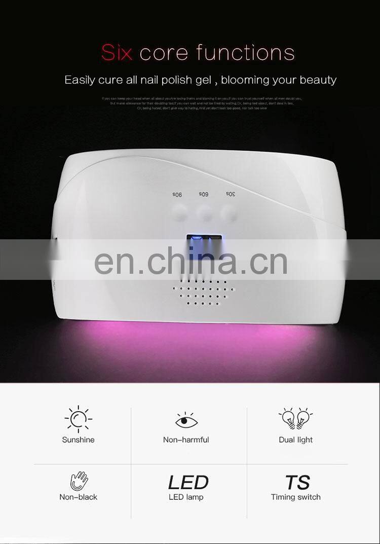 48w UV LED 48w PLUS new smart uv led nail Gel Dryer Nail Lamp