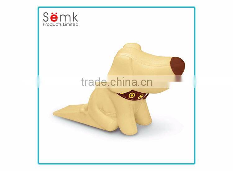 Created decorative door draft stopper sliding magnetic plush dog door stopper
