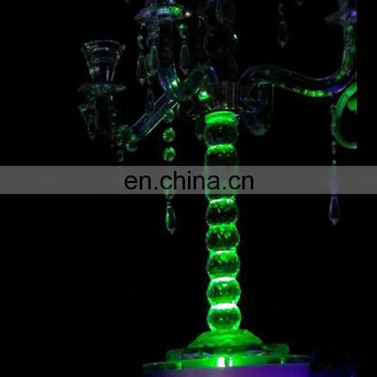 8 inches remote control candelabraled light base for table decorations