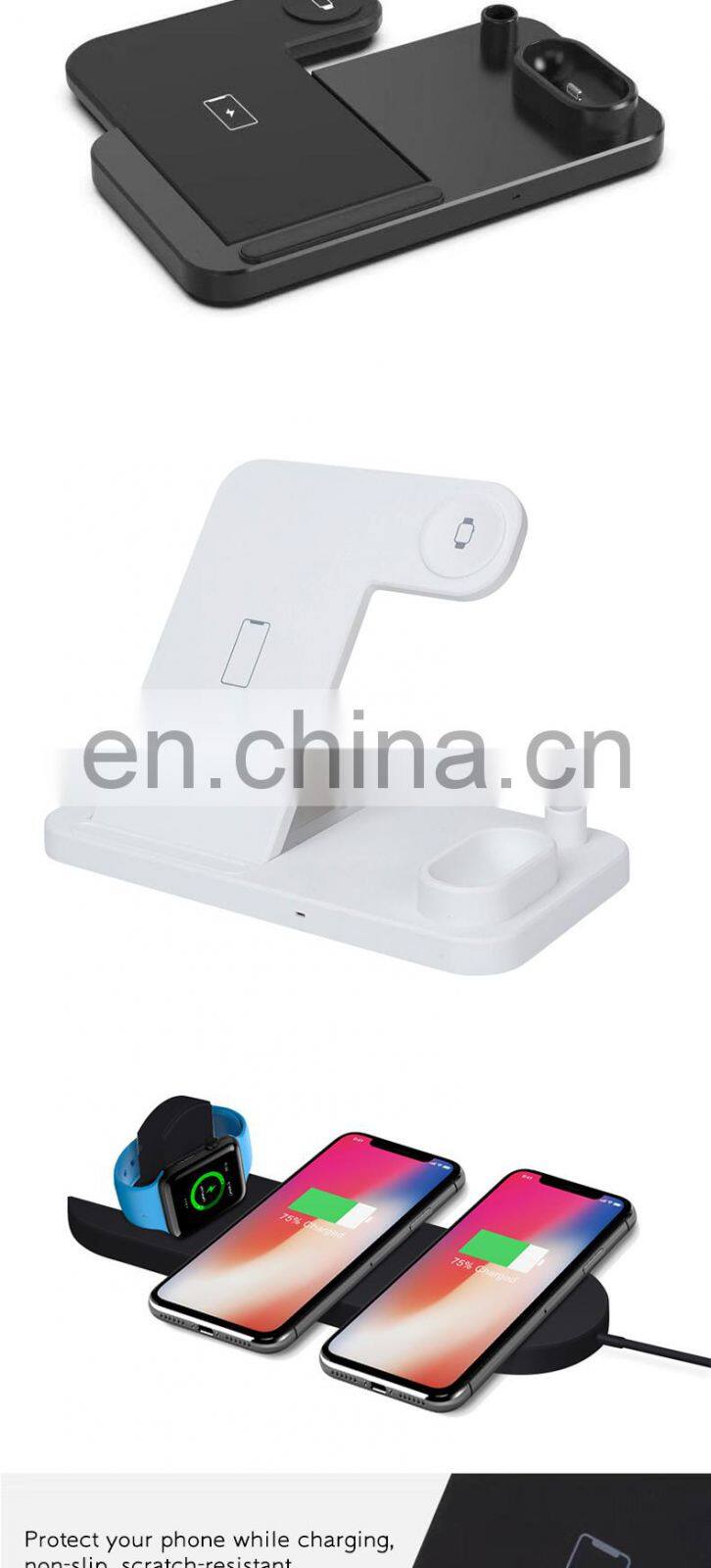 4 In 1 Charger For Apple/Android General 2020 New Product For Iphone 6/7/8 Mobile Phones/Earphone/Watch Wireless Fast Charging