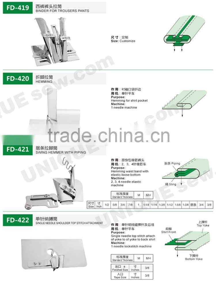 Folder/Binder for sewing machine 4