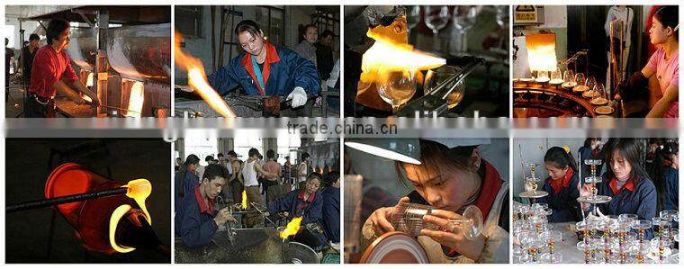 antique silver colored glass candle holder