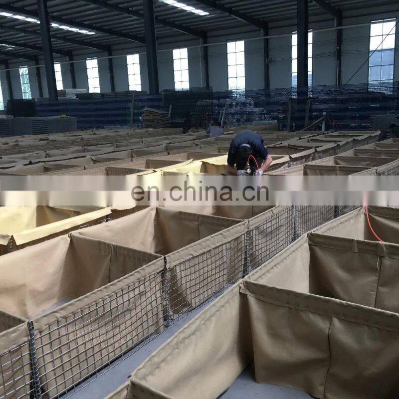 HESCO MIL series/ Factory price military sand wall hesco barriers for sale/ Hesco bastion