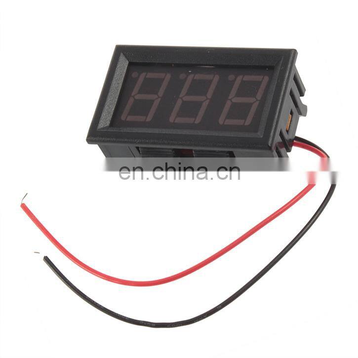 New Mini Digital Voltmeter 4.5-30V Red LED Vehicles Motor Voltage Panel Meter Digital Ammeter And Voltmeter