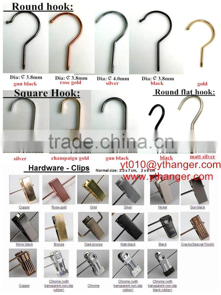 YY0484 high quality sollid plastic hanger clothes hanger pants hanger