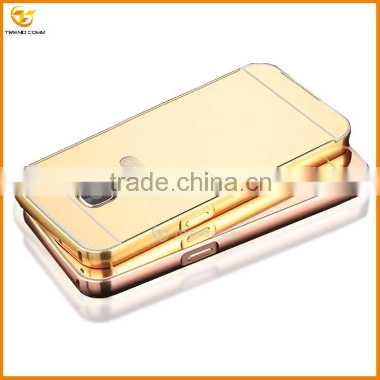 china supplier for samsung galaxy s7 Luxury metal mirror cover case