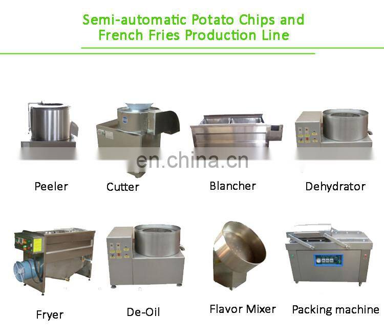GRANDE Semi Automatic Commercial Hot Selling Frozen French Fries Machinery