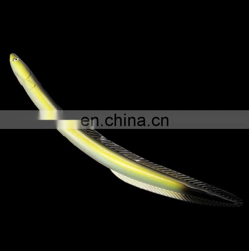 Amazon Hot Sale Soft Fish 30mm 56g Wholesale Fishing Tackle Equipment Soft Eel Lures