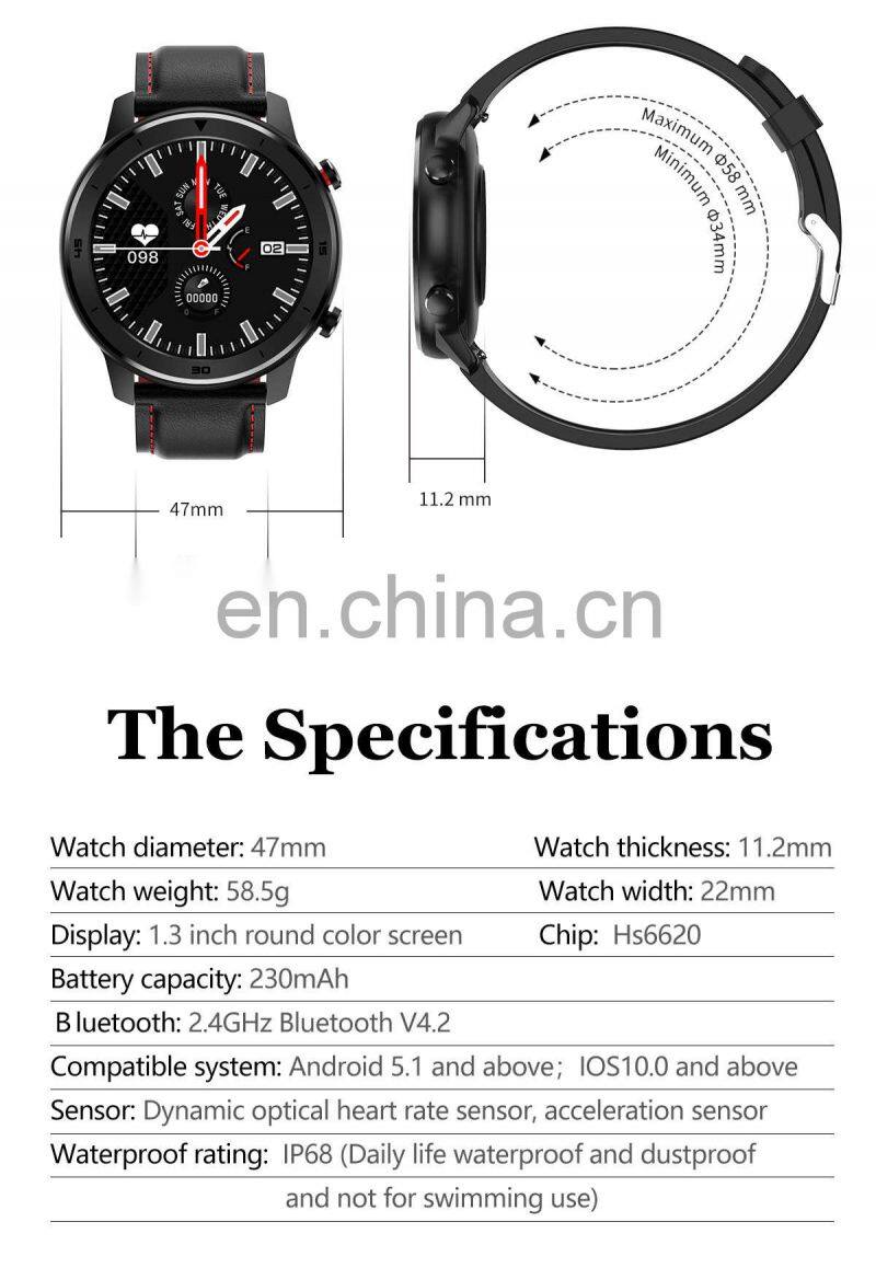DT78 Men Women Smart Watch Business Long Standby IP68 Waterproof Sports Swimming Heart Rate dt78 Smartwatch