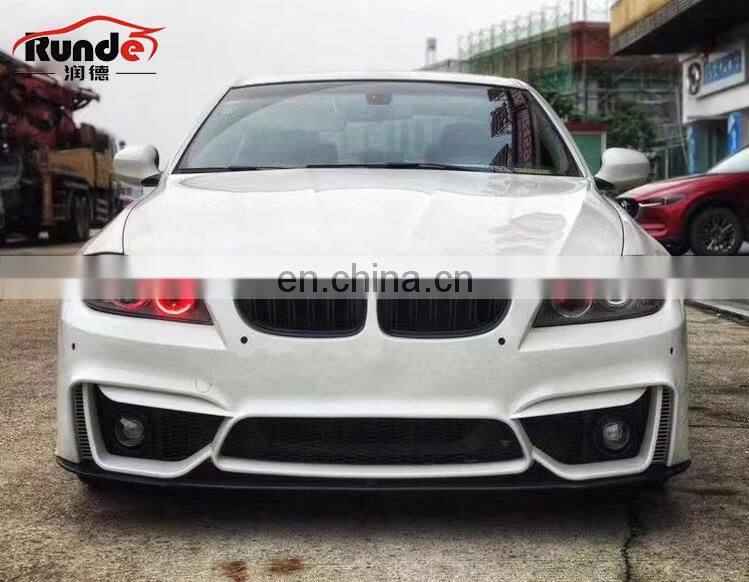 Runde Higt Grade Quality Fender Car Front Rear Bumper Side Skirts For BMW 2005-2011 E90 Upgrade M4 Style Body Kit