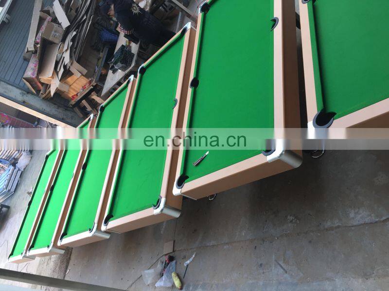 Commercial 8 feet wood grain MDF coin-operated billiard table Standard adult American black eight home indoor billiard table