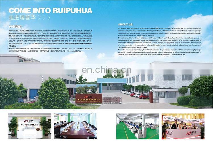 Automatic Up Paper Servo System Pillow Bread Dosa Maamoul Mooncake Packing Machine