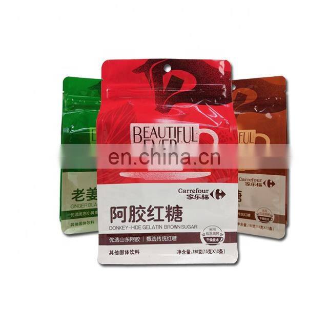 Juice packaging shaped pack 125ml custom liquid stand up spout pouches plastic food grade aluminum foil doypack