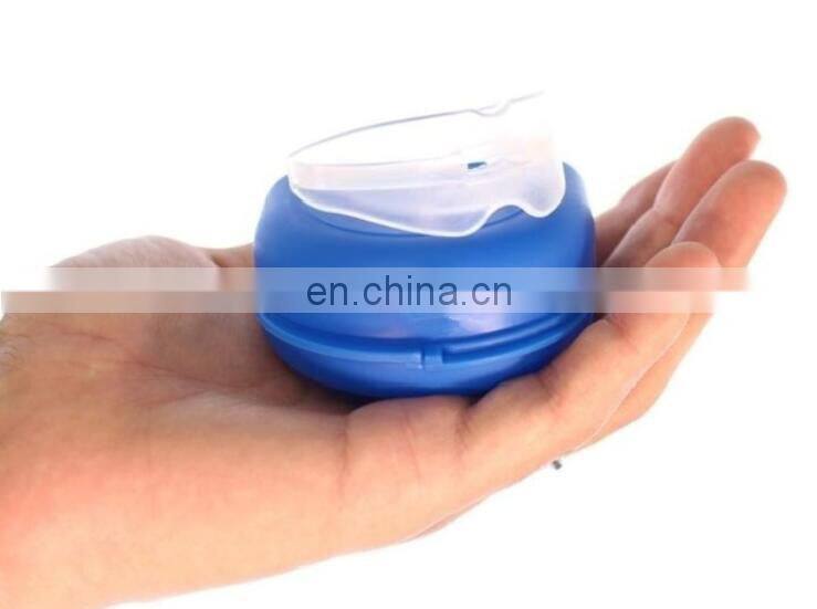 Silicone Sleeping Mouth Guard Stop Teeth Grinding Anti Snoring Bruxism Sleeping Aid Mouthguard with Case Box Health Care