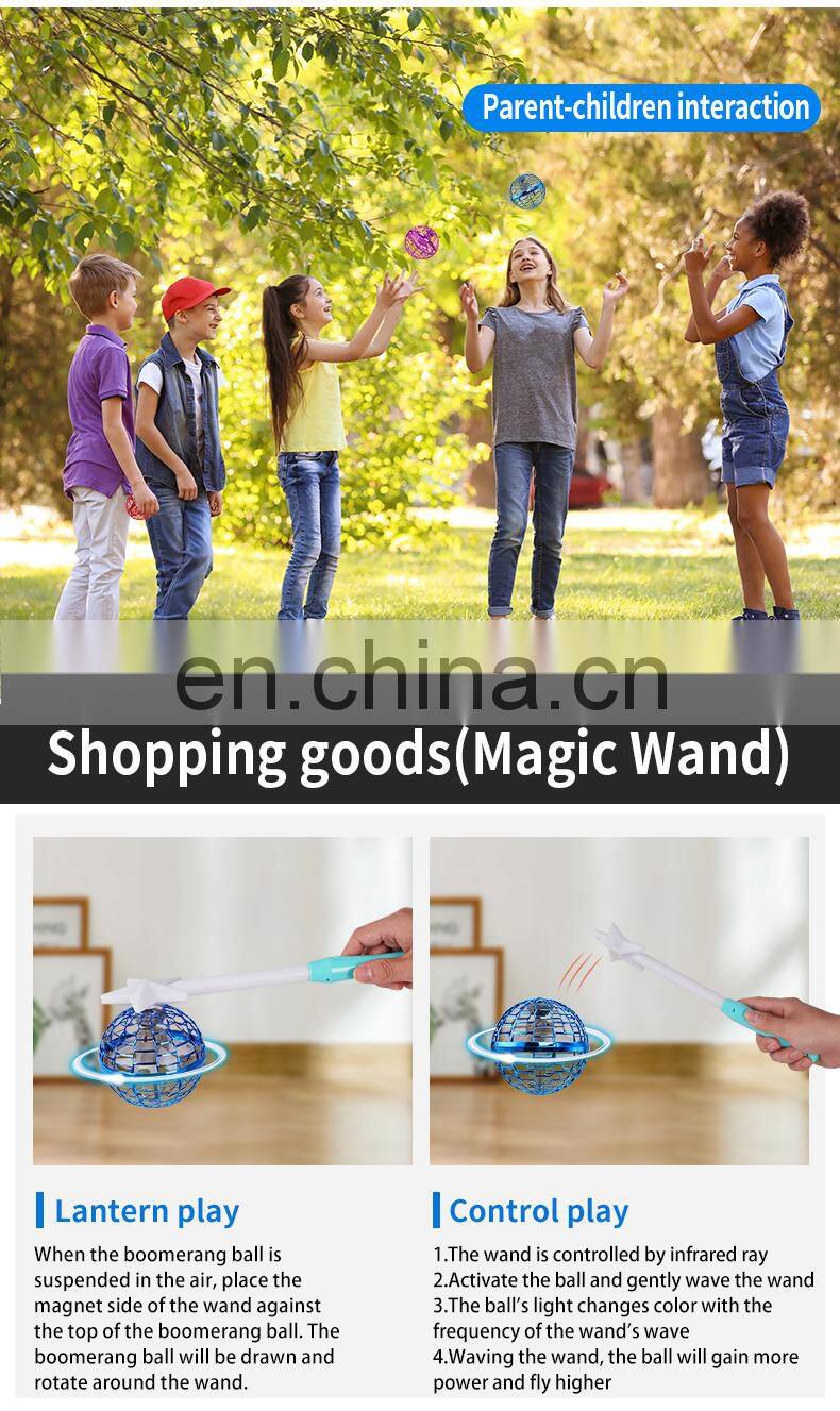 Amazon Hot selling Mini Training Spar UFO Spinning Relax Toys flying Spinner Balls