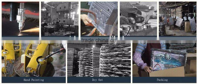 Lovely flower frame 4*6 inch metal table and wall photo picture frame for family