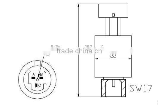 4-20mA HVAC pressure sensor refrigerator pressure sensor refrigerant pressure sensor