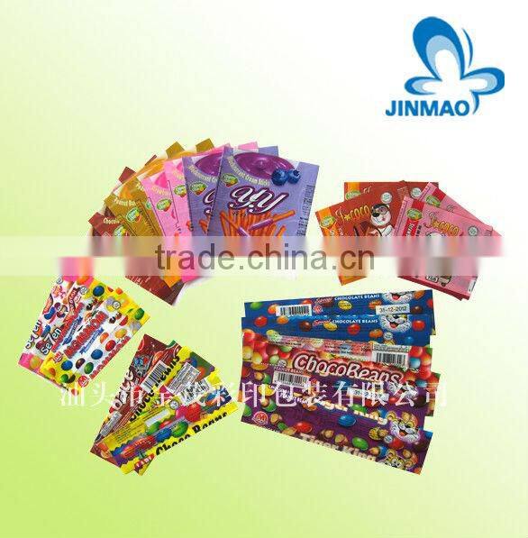 Mid-sealed ice candy plastic bags
