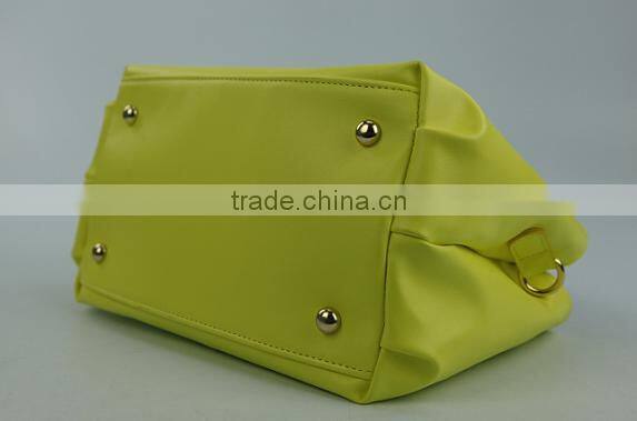 wholesale PU leather lady handbag 2016