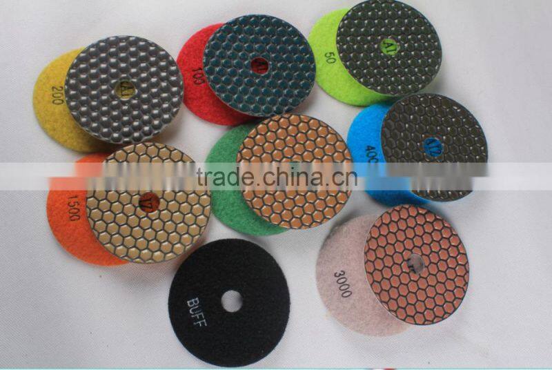 Premium 7-step dry polishing pad