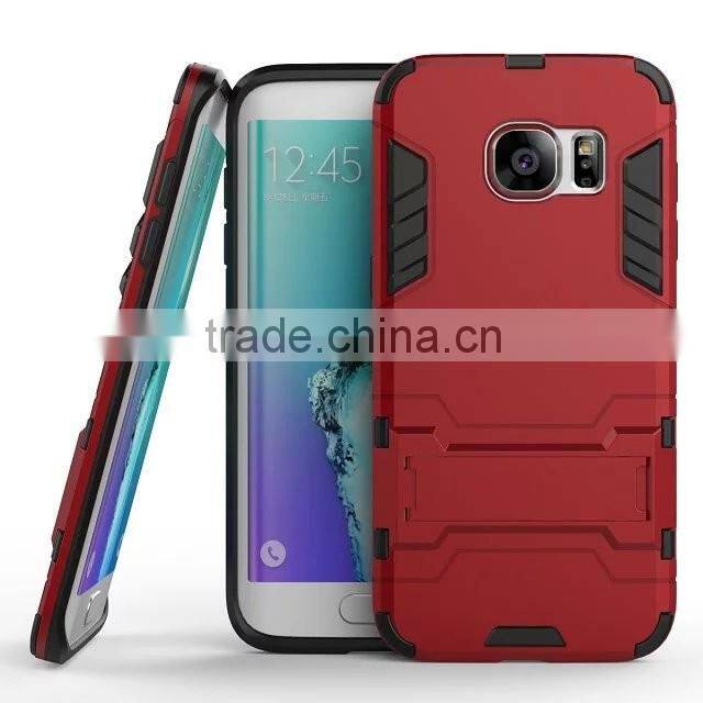 For SAMSUNG on5 on7 s5 s6 A7 A8 A9 A9 Pro s7 edge s7 PC+TPU 2 in 1 Dual Combo Shield Case Armor Case Hybrid Kickstand Cover Case