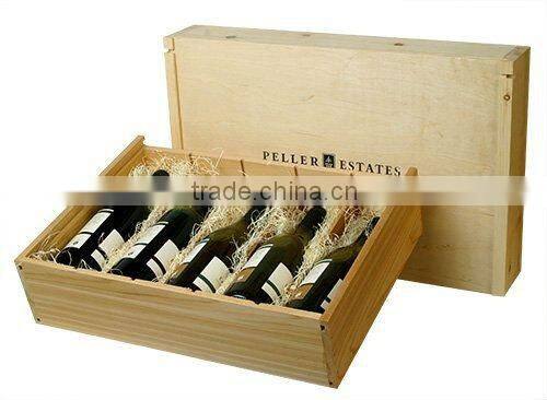 Customized wooden wine box
