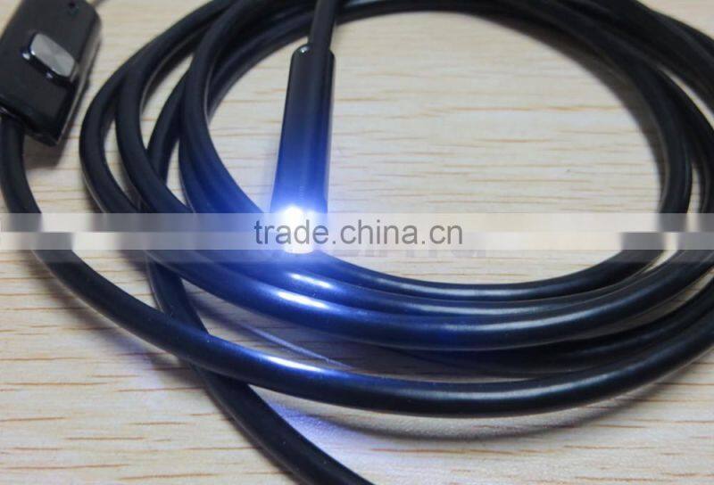 6 White LED 1 Meter to 5 Meter Micro USB Android Phone Rigid Endoscope