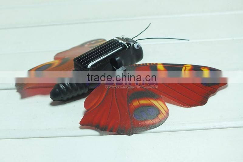 Christmas 3 Years Boy Love Enducation Toy Fly Insect Sunlight Energy Solar Butterfly