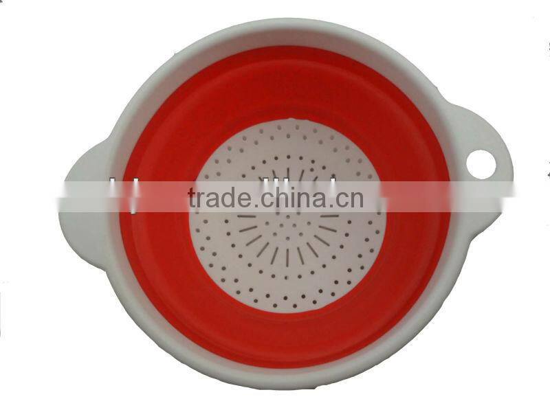 silicone foldable storage basket