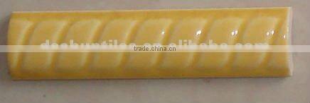 100x25mm ceramic cordon border tile