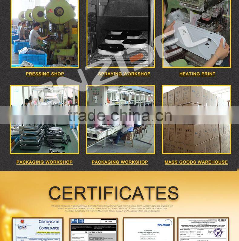 Double electric hot plate with solid cast iron heating element 2500W CNZIDEL