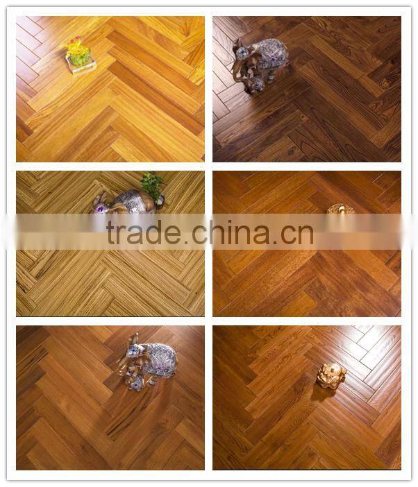 610*75 *18 chinese teak herringbone parquet floor