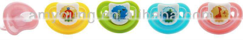 Feeding supplies baby bottle soft Silicone colorful baby funny pacifiers