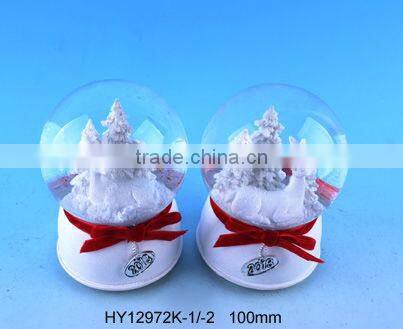 Polyresin Christmas waterball ,globeball