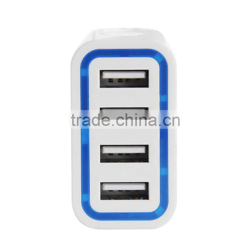 usb wall charger 4 Ports USB EU Travel Wall Charger