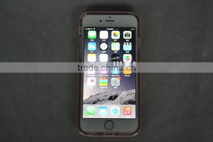 Factory price hight quality products cell phone case soft TPU+hard PC case for iphone 6 4.7 inch