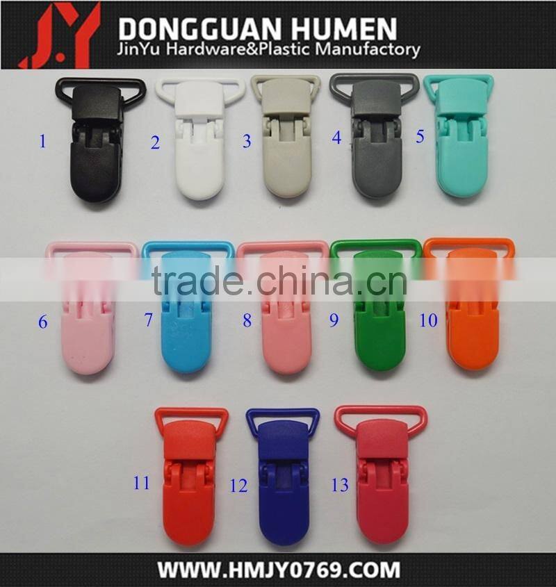 Jinyu suspender clip for garment,plastic alligator clip